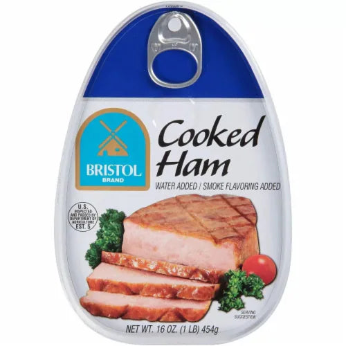 Bristol Smoke Flavor Cooked Ham - 烟熏味火腿午餐肉 16oz/454g