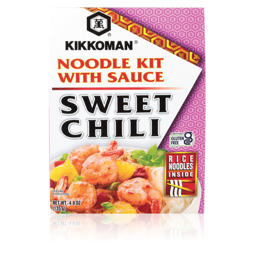 Kikkoman SWEET CHILI Noodle Kit With Sauce - 日本万字甜辣拌面料理包（不含麸质）