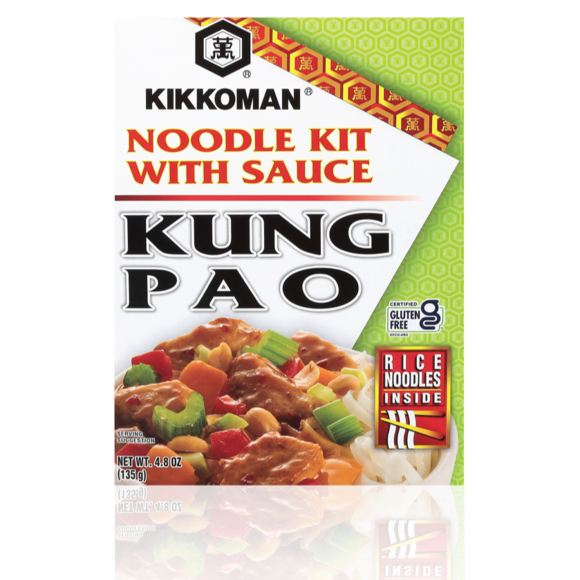 Kikkoman KUNG PAO Noodle Kit With Sauce - 日本万字 宫保酱拌面料理包（不含麸质）