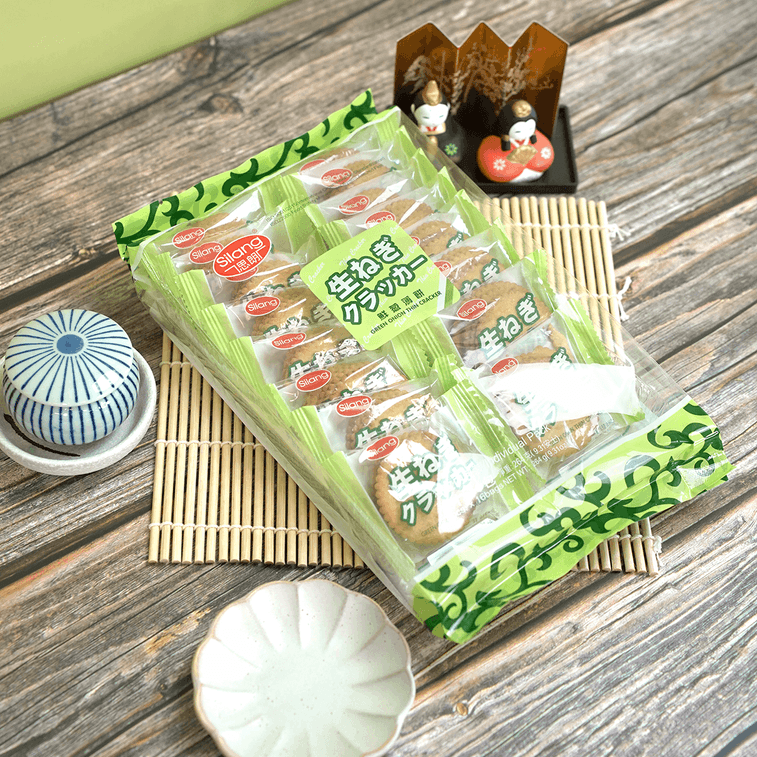 Silang Green Onion Thin Cracker 264g - 思朗鮮蔥薄餅