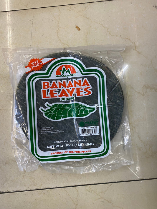 Masagana Banana Leaves (Frozen) | 冷凍香蕉葉| 冷凍香蕉葉| Lá Chuối - 16 oz. (454g)