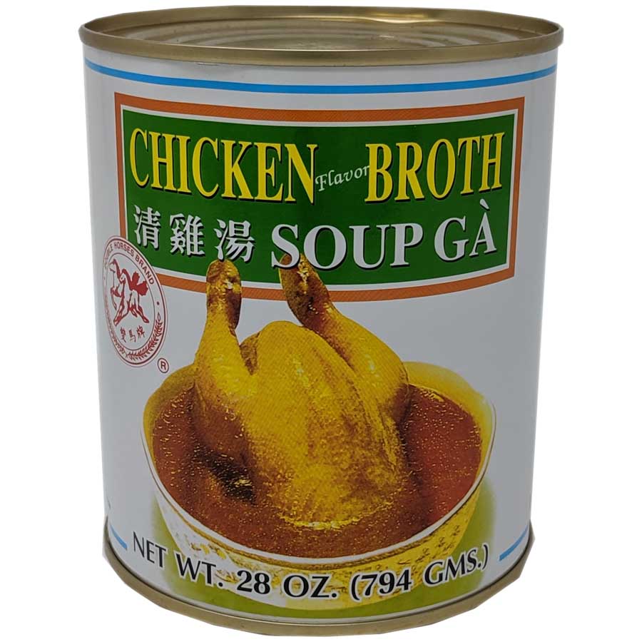 Double Horses Chicken Broth - 双马牌清鸡汤 28oz