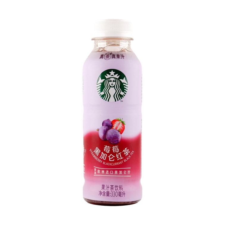 STARBUCKS Berry Blackcurrant Tea Drink 11.16 fl oz - 星巴剋星茶飲莓莓黑加侖紅茶飲料330ml