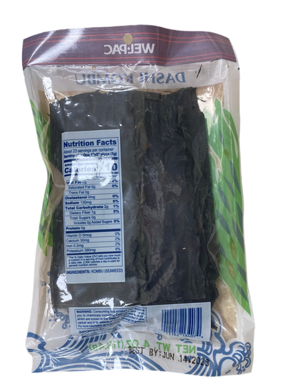 Wel-Pac Dashi Kombu Dried Seaweed 4 Oz (113.4 g) - 昆布（海帶錠）