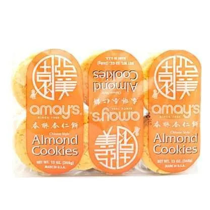 Amay’s Almond Cookies 13 oz - 亚美园杏仁饼 504g  (368g)