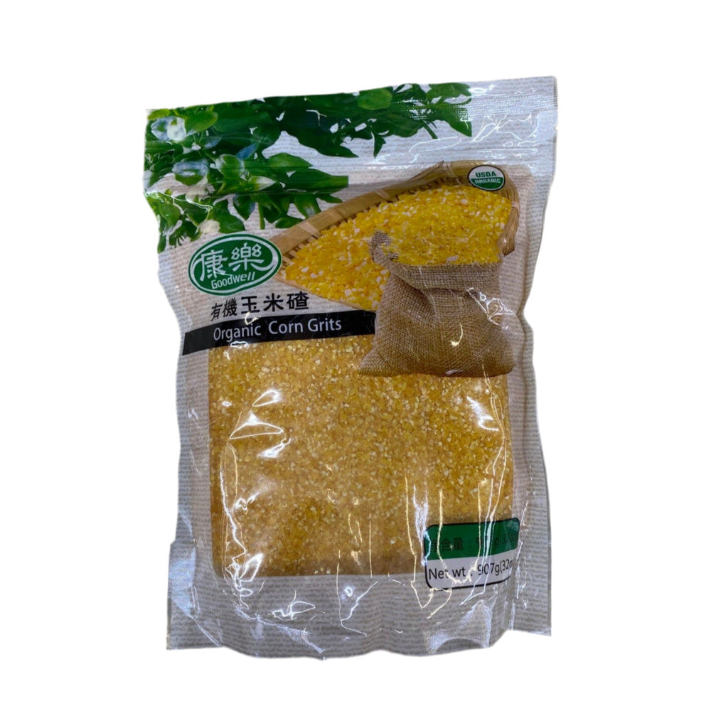 Kangle USDA Organic Corn Grits - 康乐 USDA有机玉米碴 907g/32oz