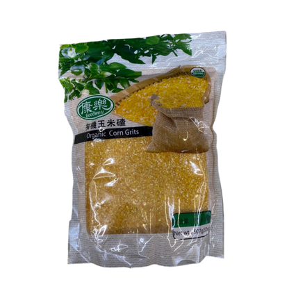 Kangle USDA Organic Corn Grits - 康乐 USDA有机玉米碴 907g/32oz