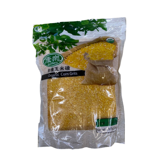 Kangle USDA Organic Corn Grits - 康乐 USDA有机玉米碴 907g/32oz