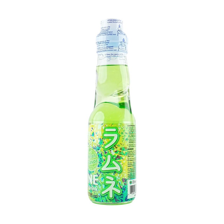 Mizuho Ramune,  Melon 6.76 fl oz - 日本Mizuho弹珠汽水 蜜瓜味 200ml