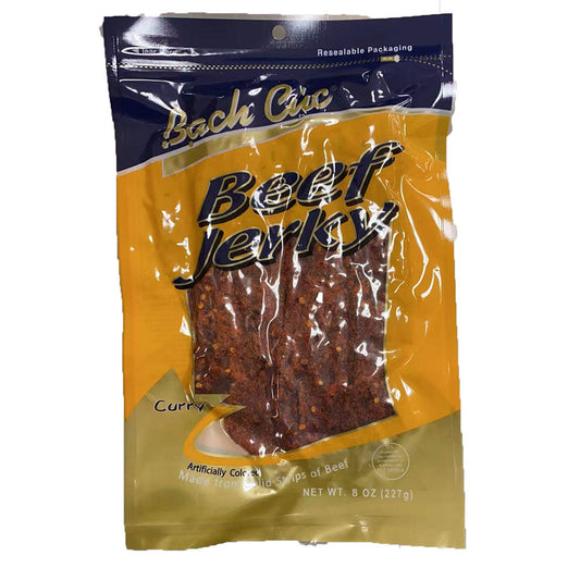 Bach Cuc Beef Jerky - 咖喱牛肉干 227g