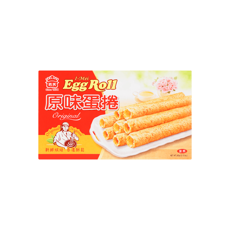 台湾IMEI义美 名产蛋卷 原味 60g-Egg Roll Original Flavor 60g（复制）