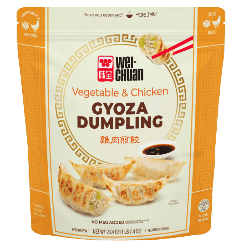 WC Vegetable &amp; Pork Gyoza Dumpling - 味全雞肉煎餃23.4oz