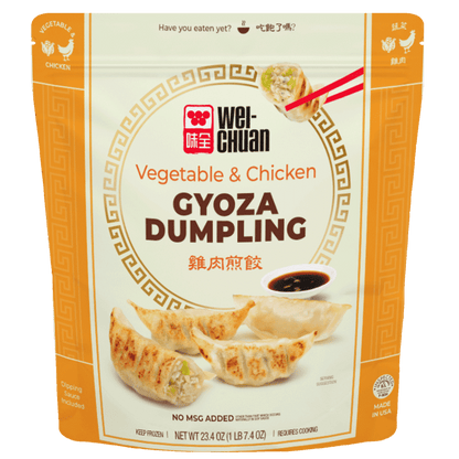 WC Vegetable &amp; Pork Gyoza Dumpling - 味全雞肉煎餃23.4oz