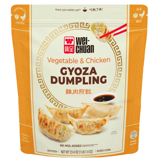 WC Vegetable &amp; Pork Gyoza Dumpling - 味全雞肉煎餃23.4oz