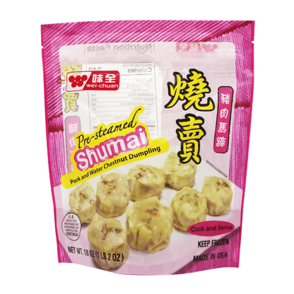 WEI/C PORK AND CHESTNUT SHUMAI - 口味全豬肉馬蹄燒賣18oz