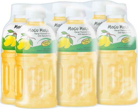 MOGUMOGU 果粒饮料6瓶装 - 芒果汁 （6*320ML）