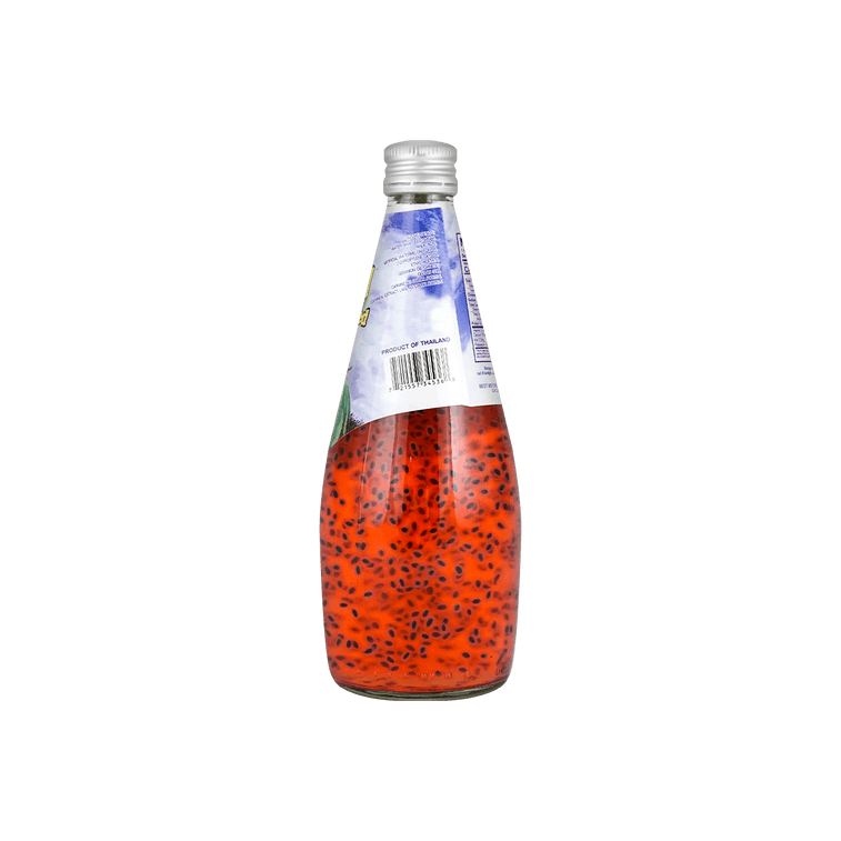 Basil Seed Drink Watermelon Flavor 9.8oz - 蜜蜂牌 西瓜罗勒籽饮料