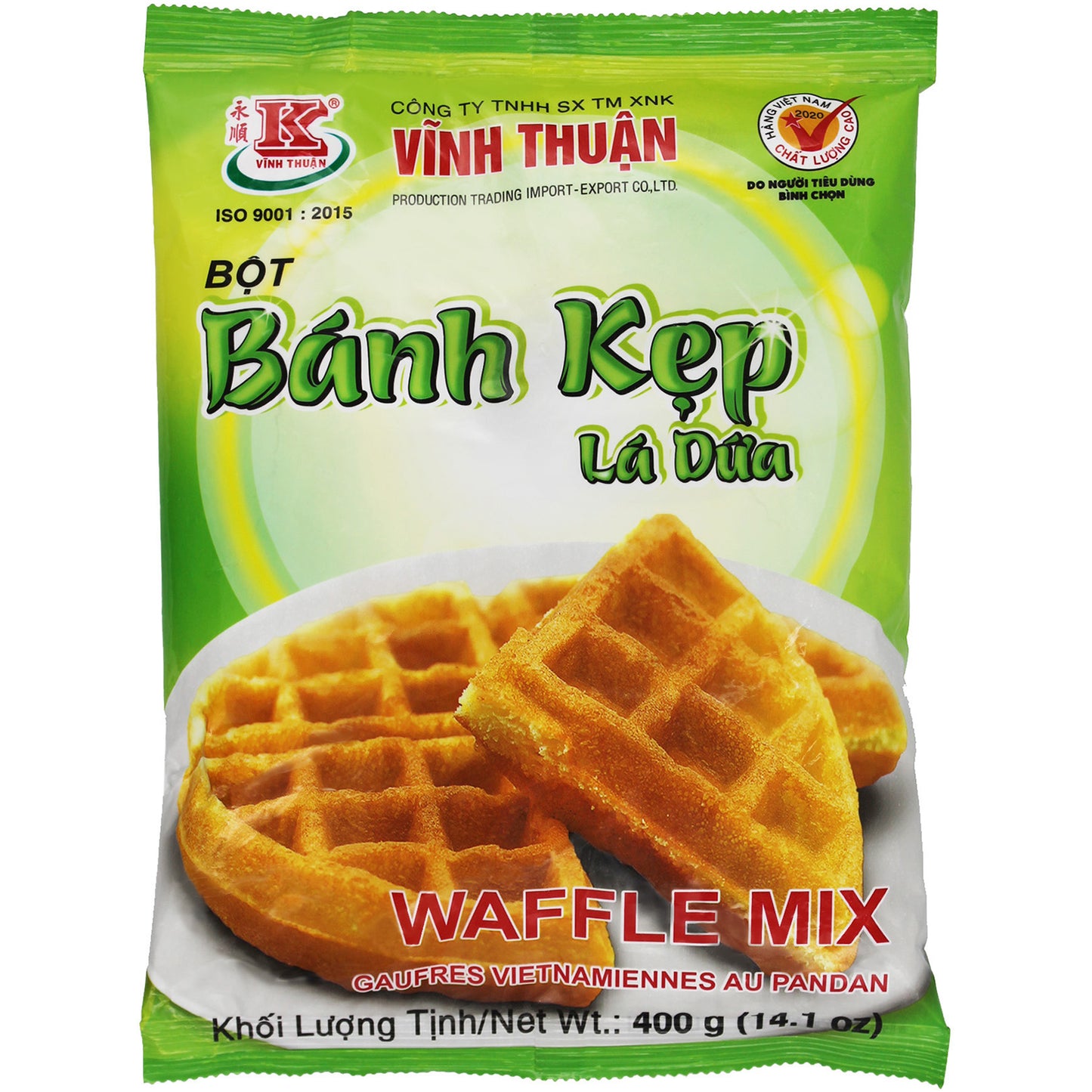 Waffle Mix Banh Kep La Dua