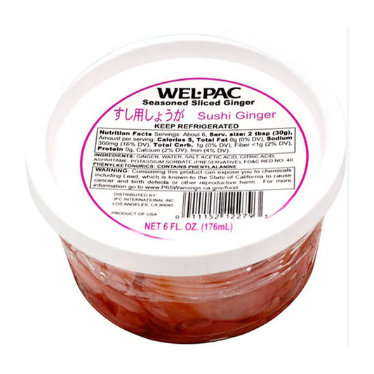 WELPAC Ginger Pickld Cup 6oz - 壽司生薑