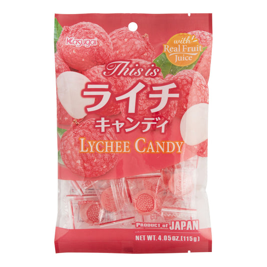 Kasugai Lychee Hard Candy - 春日井 硬糖 -荔枝味 4.05oz