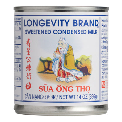 寿星公炼奶 - Longevity Sweetened Condensed Milk 14oz