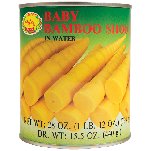 DRAGONFLY BABY BAMBOO SHOOT(M) 28 OZ - 蜻蜓牌清水笋尖