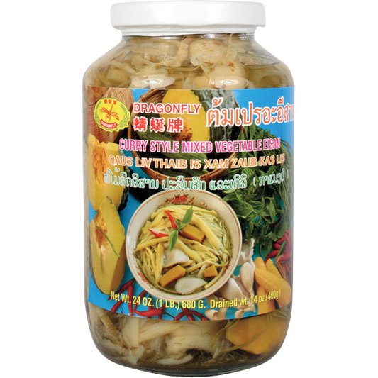 DRAGONFLY CURRY STYLE MIXED VEG EISAN 24 OZ