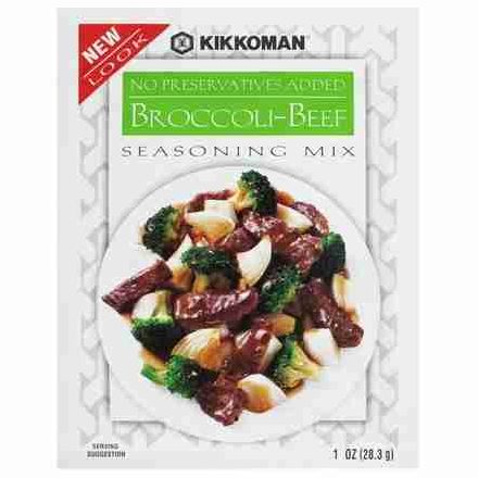 Kikkoman BROCCOLI BEEF Seasoning Mix 1 oz - 日本万字 西兰花牛肉调味料 28.3g