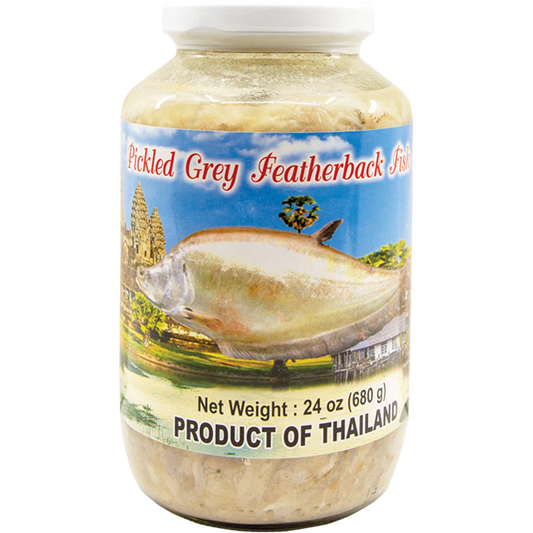 DRAGONFLY PICKLED GREY FEATHERBACK FISH SAUCE - ดราก้อนฟลาย ปลาร้าปลากราย 24oz/680g