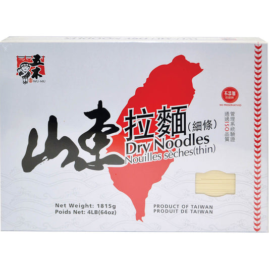 五木山東拉麵(細) - 五木山东拉面(细) - WU-MU BOX DRY-NOODLE THIN