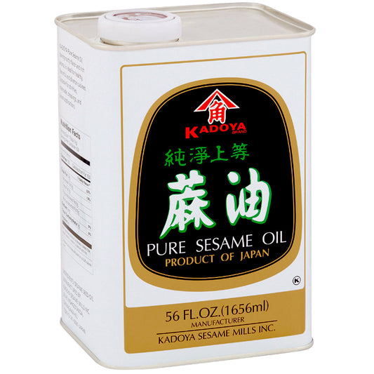 日本八角麻油56oz - 日本八角麻油56oz - KADOYA SESAME OIL/GOMA (TIN)