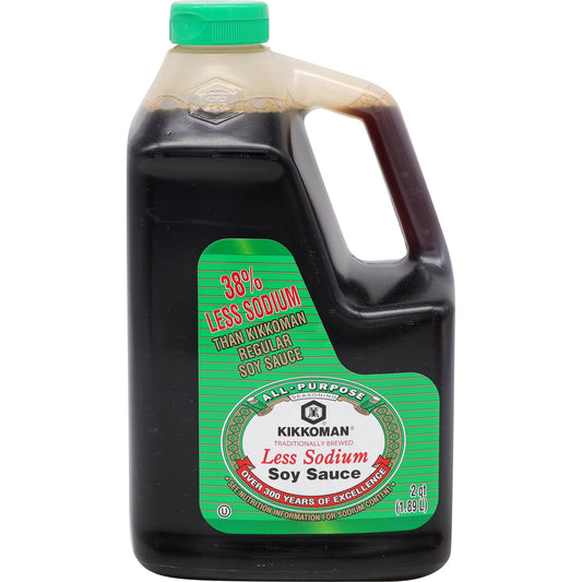 萬字低鹽醬油- 萬字低鹽醬油- KIKKOMAN LESS SODIUM SOY SAUCE 64OZ