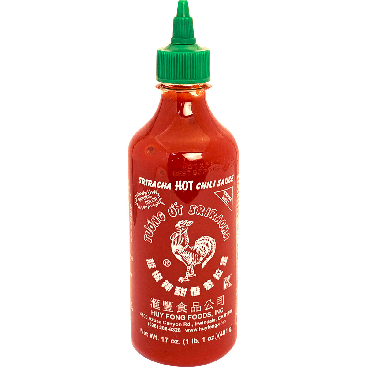 匯豐是拉差辣醬(小) -匯豐是拉差辣醬(小) - HF SRIRACHA CHILI SAUCE 17OZ