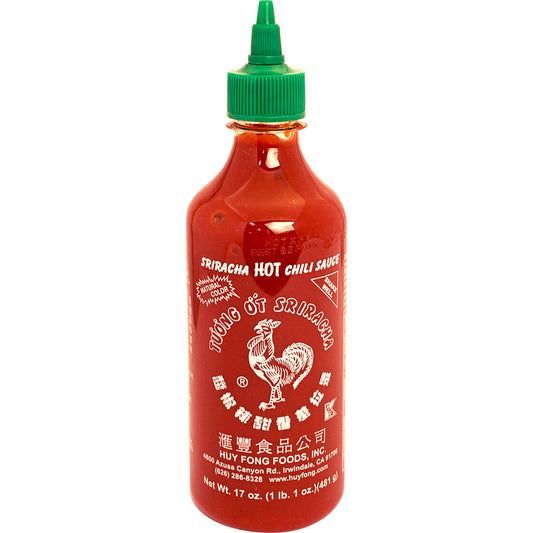 匯豐是拉差辣醬(小) -汇丰是拉差辣酱(小) - HF SRIRACHA CHILI SAUCE 17OZ