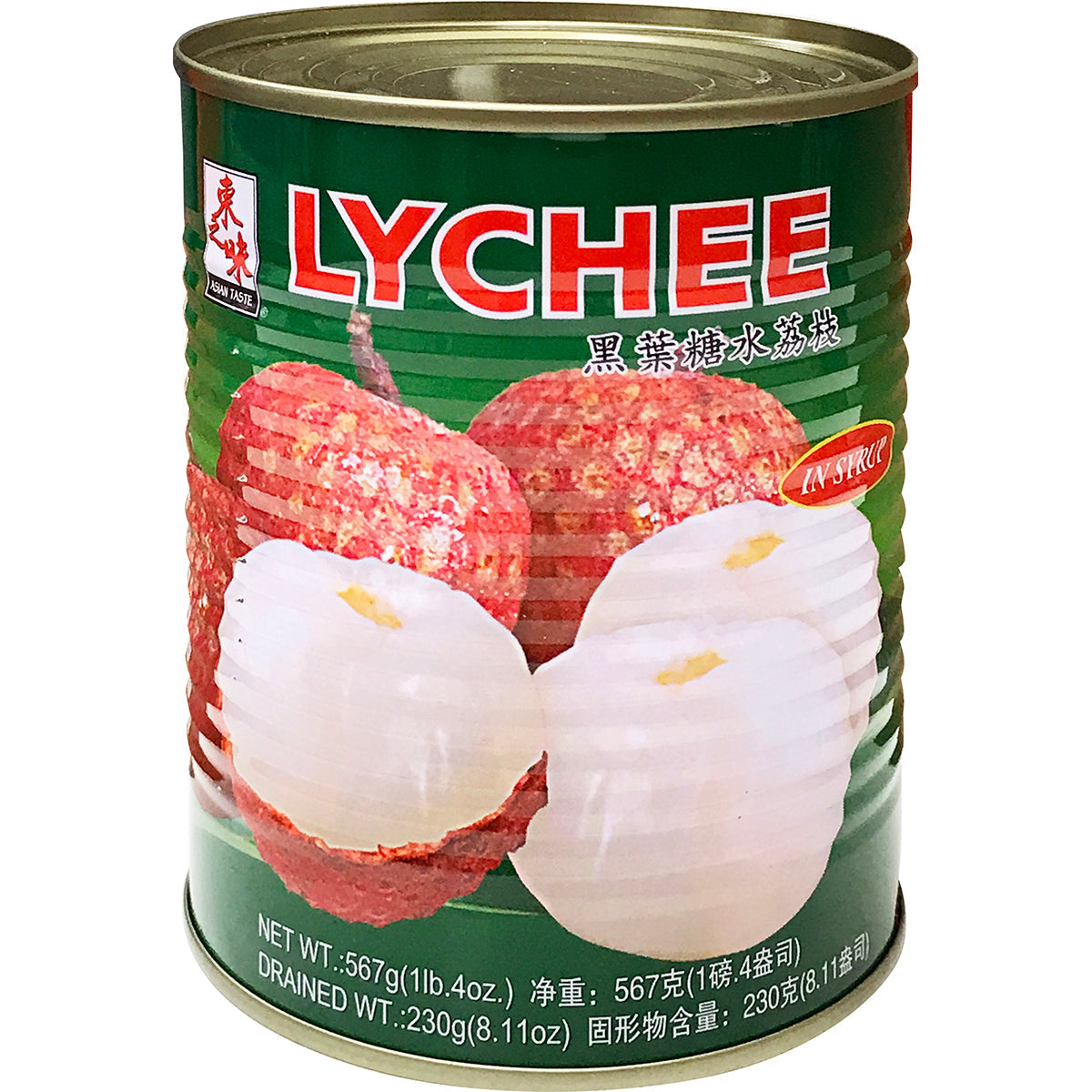 ASN/TAS CANNED LYCHEE IN SYRUP - 东之味黑叶荔枝 8.11oz/230g