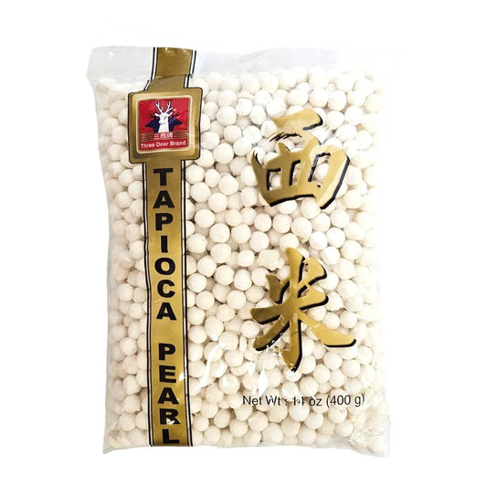 THREE DEER Tapioca Pearl 14oz/400g - 三鹿牌西米