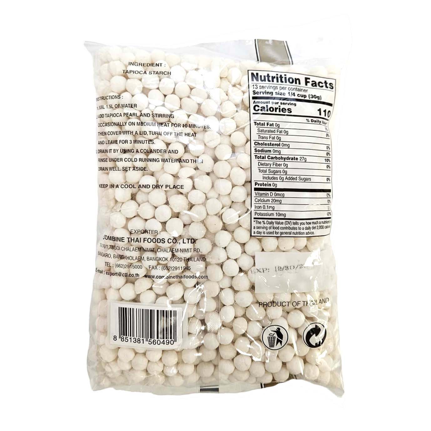 THREE DEER Tapioca Pearl 14oz/400g - 三鹿牌西米