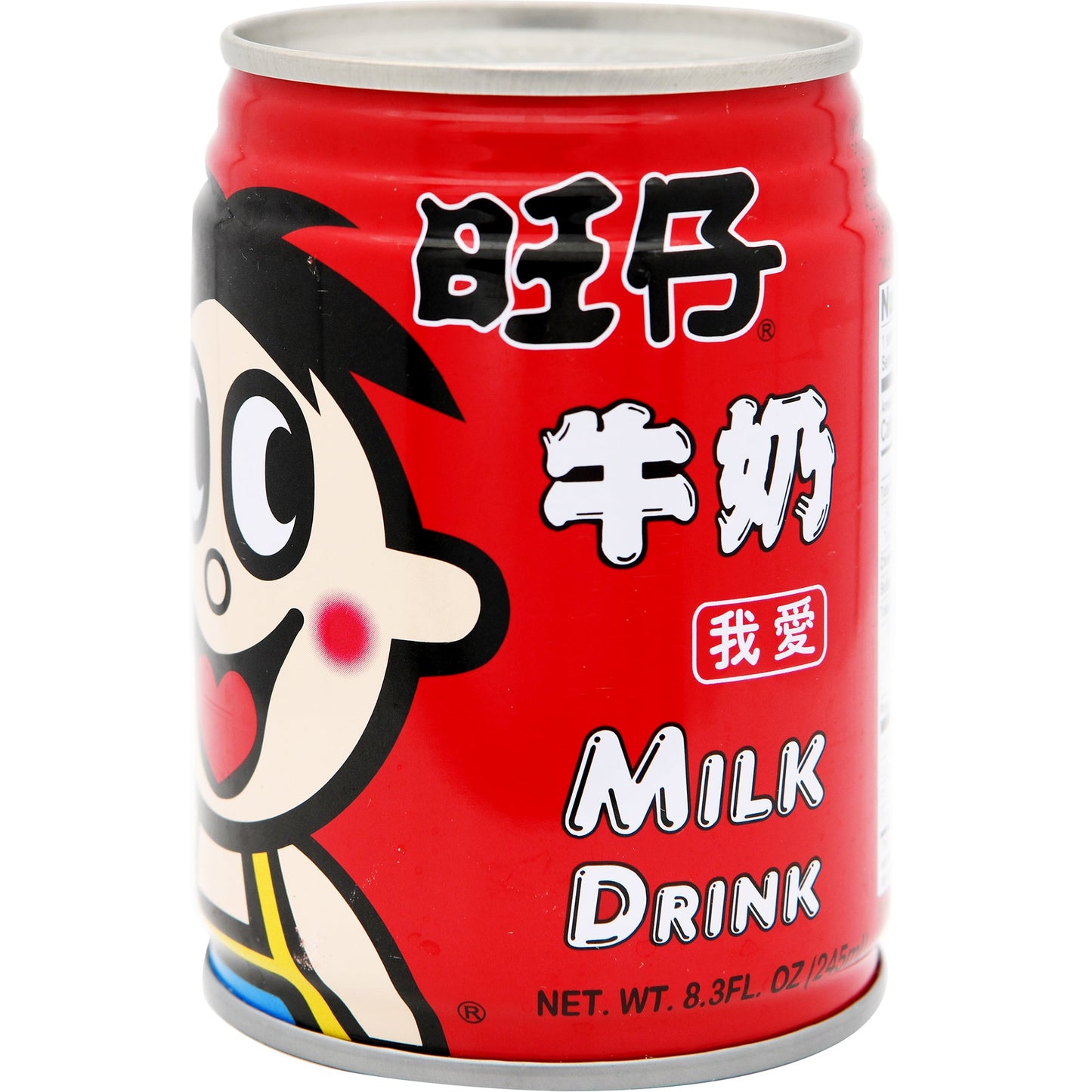 Want Want Kid Milk Flavored Drink can - 旺仔牛奶飲料