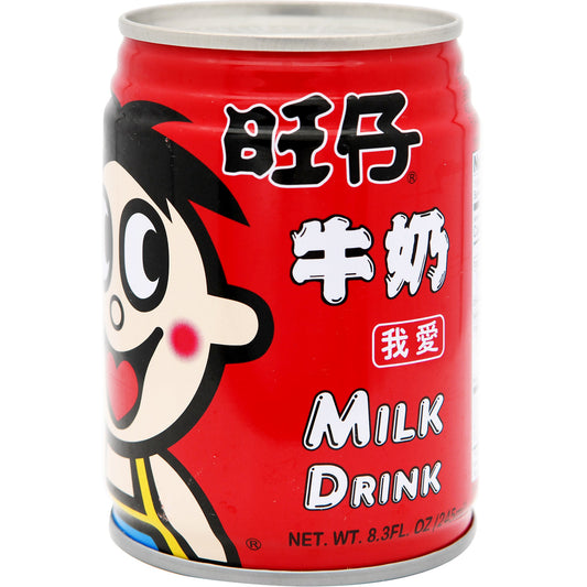 Want Want Kid Milk Flavored Drink can - 旺仔牛奶飲料