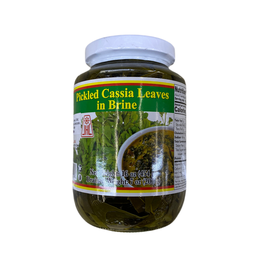 JHL Pickled Cassia Leaves in Brine - 一华牌盐水肉桂叶 16oz/454g