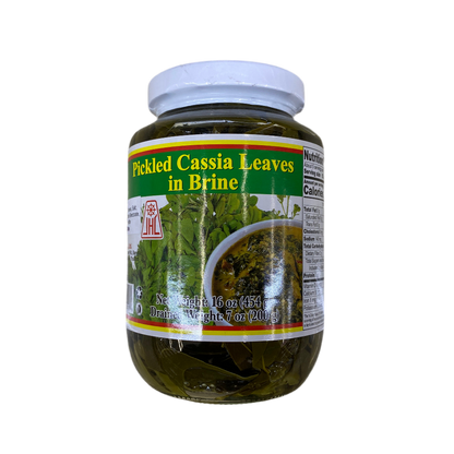 JHL Pickled Cassia Leaves in Brine - 一华牌盐水肉桂叶 16oz/454g