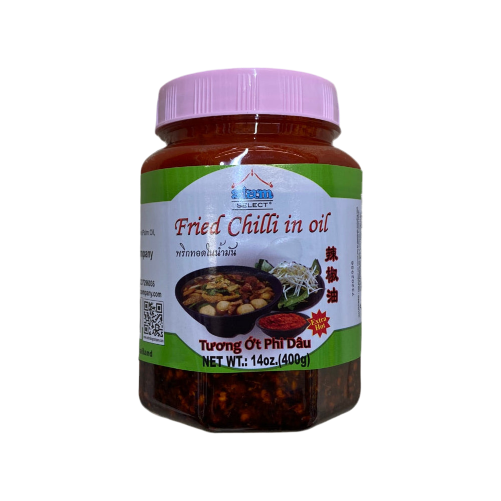 SIAM SELECT Fried Chilli in Oil - 辣椒油 14oz/400g