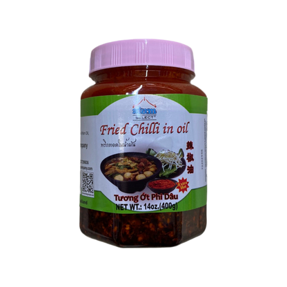 SIAM SELECT Fried Chilli in Oil - 辣椒油 14oz/400g