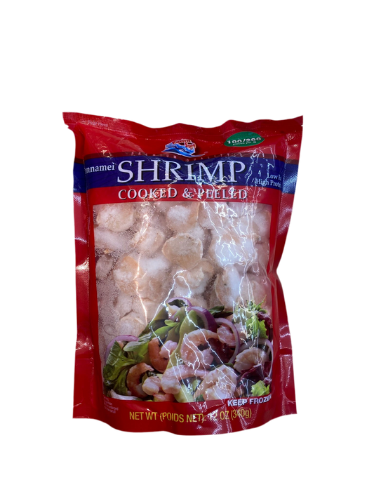 100/200 PEELED COOKED SHRIMP 12oz - 100/200 熟虾仁 340g