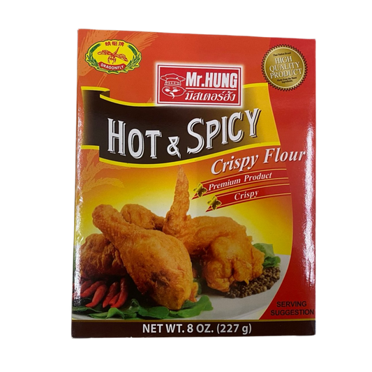 DRAGONFLY HOT & SPICY CRISPY FLOUR  - 蜻蜓牌辣炸鸡粉 8oz