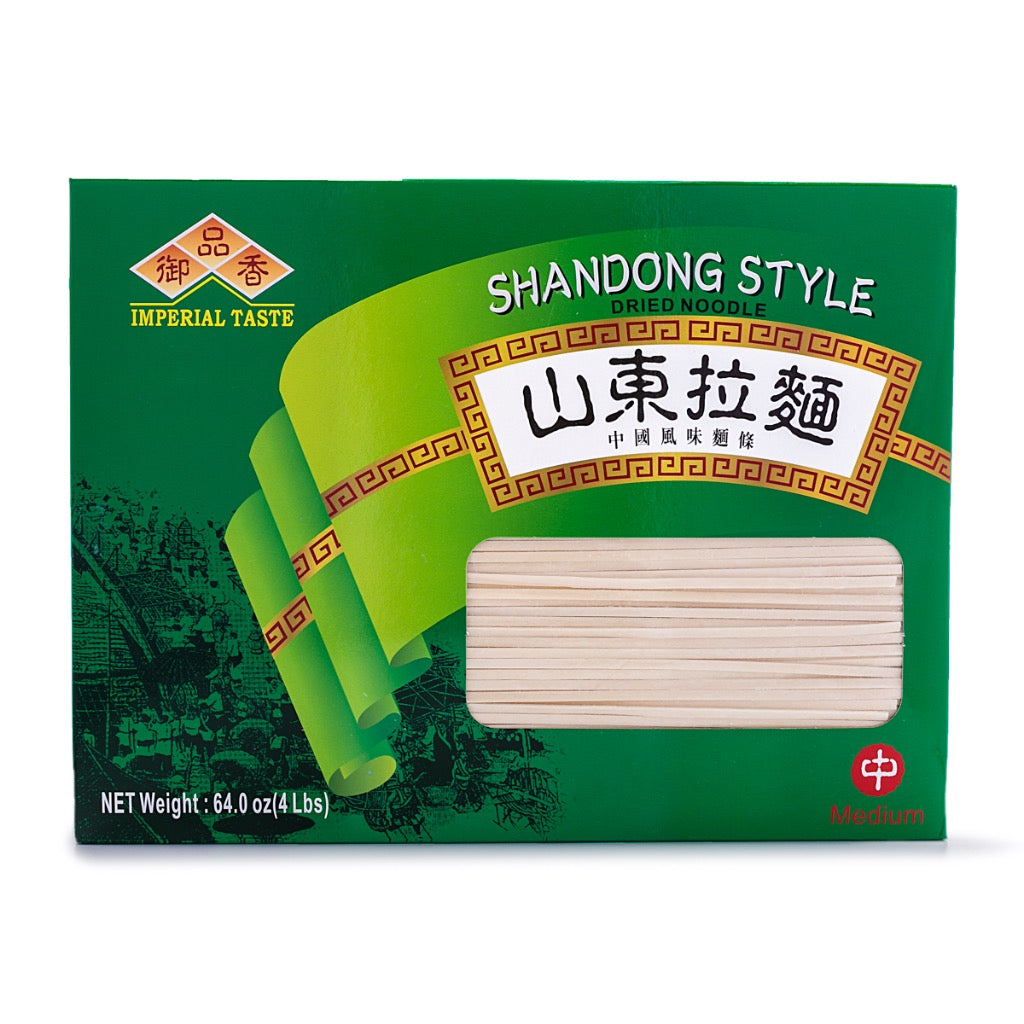 IMPERIAL TASTE DRIED NOODLE - 御品香山东拉面 中 4 lbs