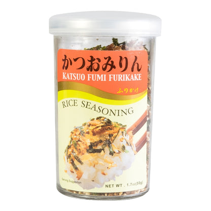 AJISHIMA Rice Seasoning Katsuo Fumi Furikake, 1.7oz - 日本味岛 香松系列 日式拌饭料 鲣鱼海苔味 50g