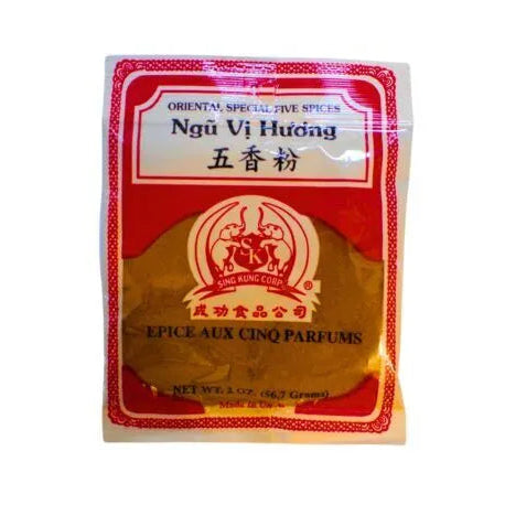 Sing Kung Five Spices Ngu Vi Huong - 成功食品公司 五香粉 2 oz