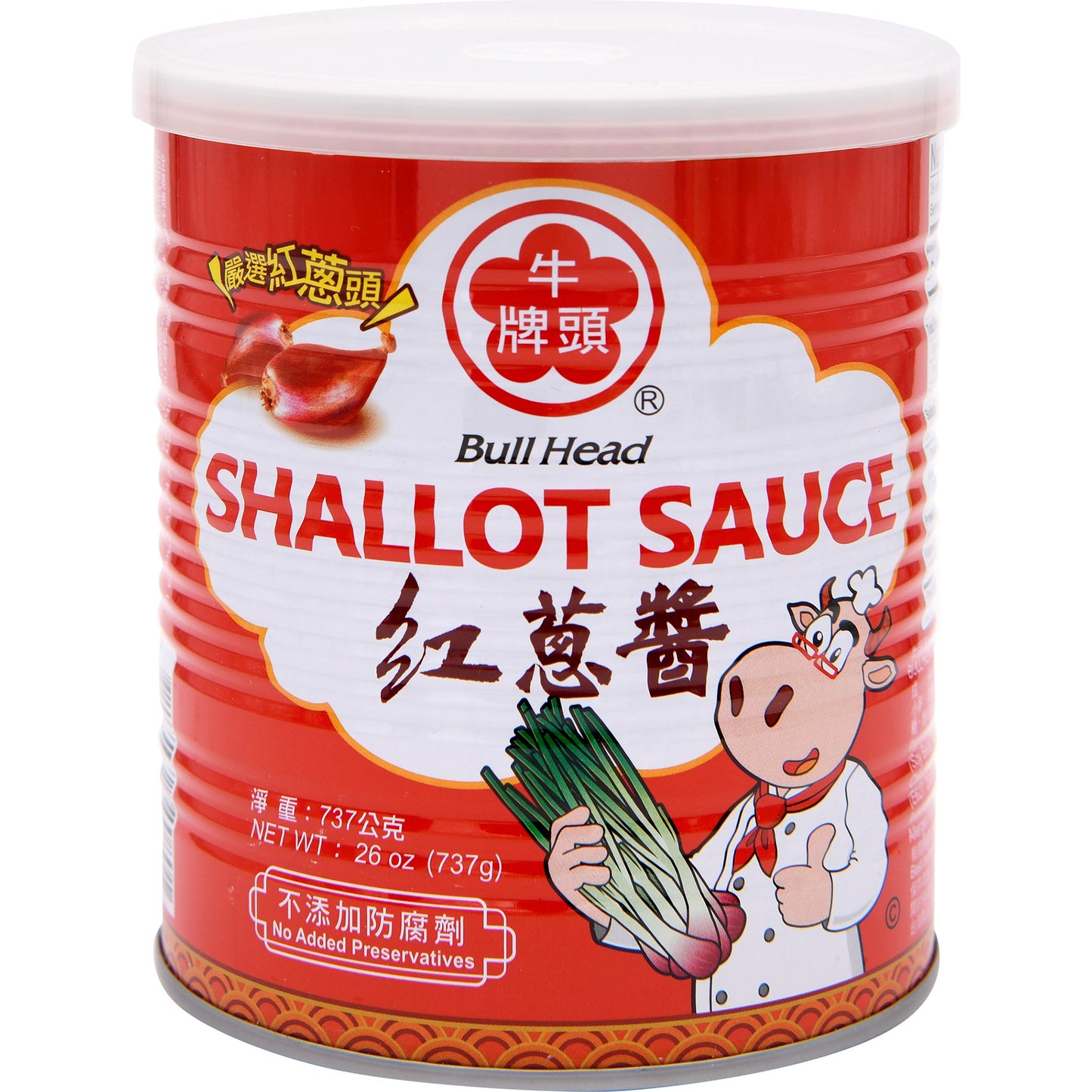 牛頭牌紅蔥醬(大) - 牛頭牌紅蔥醬(大) - BULLHEAD SHALLOT SAUCE L 737g