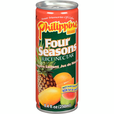 PHILIPPINE BRAND Four Seasons Juice Nectar (8.4 fl.oz/250ml)